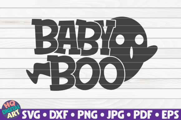 Baby Boo SVG Halloween Quote Review
