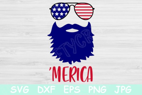 Beard Merica 4th of July Embroidery Review