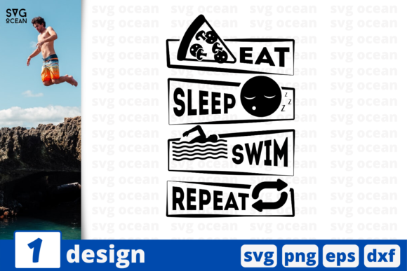 Eat Swim Sleep Repeat Quote Review