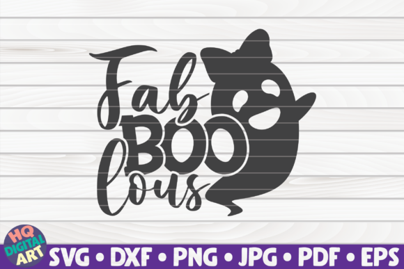 Fab-BOO-lous SVG Halloween Quote Review