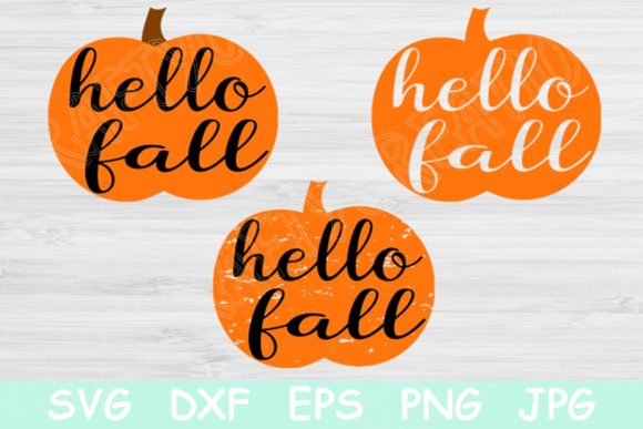 Pumpkin with Hello Fall Saying Review