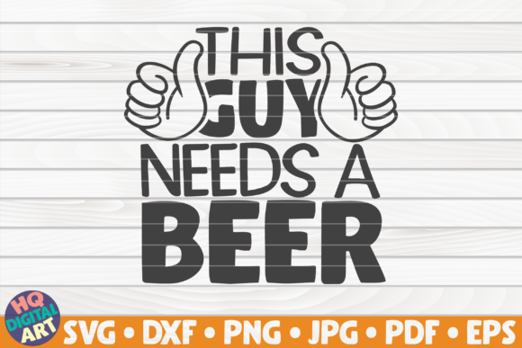 This Guy Needs a Beer Quote Embroidery Review